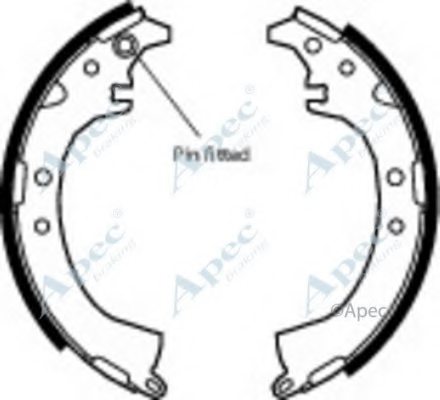 APEC braking SHU557 Brake Shoe